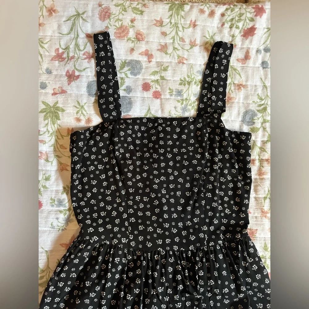 Floral Black Dress - Picture 3 of 4